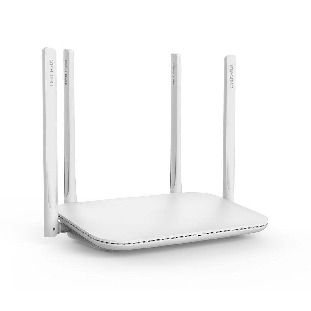 Безжичен рутер LB LINK BL-WR1300H, 1200Mbps, Dual-Band, 4 антени, Бял - 19052