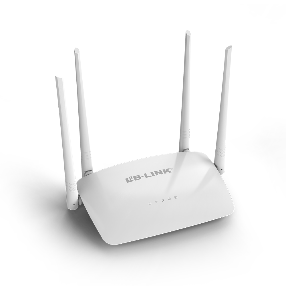 Безжичен рутер LB LINK BL-WR450H, 300Mbps, 4 антени, Бял - 19053