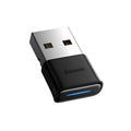Bluetooth адаптер Baseus BA04, V5.0, Черен - 19055