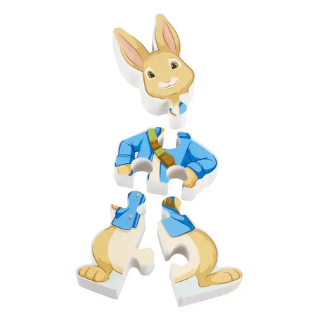 Дървен мини пъзел Peter Rabbit - снимка 2