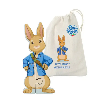 Дървен мини пъзел Peter Rabbit - снимка 3