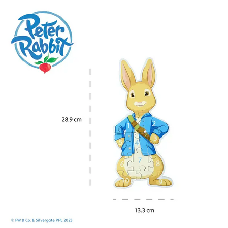 Голям дървен пъзел Peter Rabbit - снимка 4
