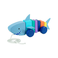 Дървена играчка за дърпане "Акула" - Sea Life