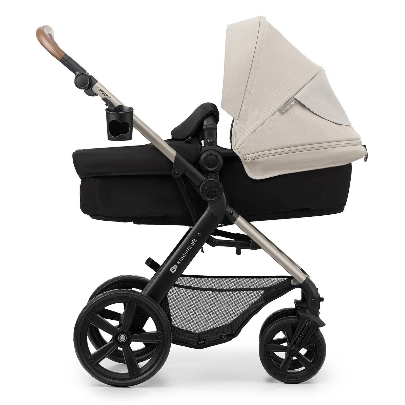 KinderKraft MOOV 2 бебешка количка 3в1 MOONLIGHT GREY - снимка 10