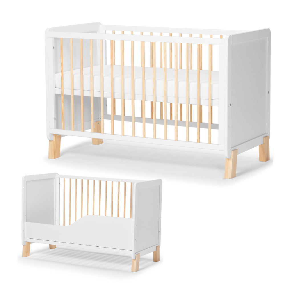 Kinderkraft NICO креватче бяло БЕЗ МАТРАК - снимка 2