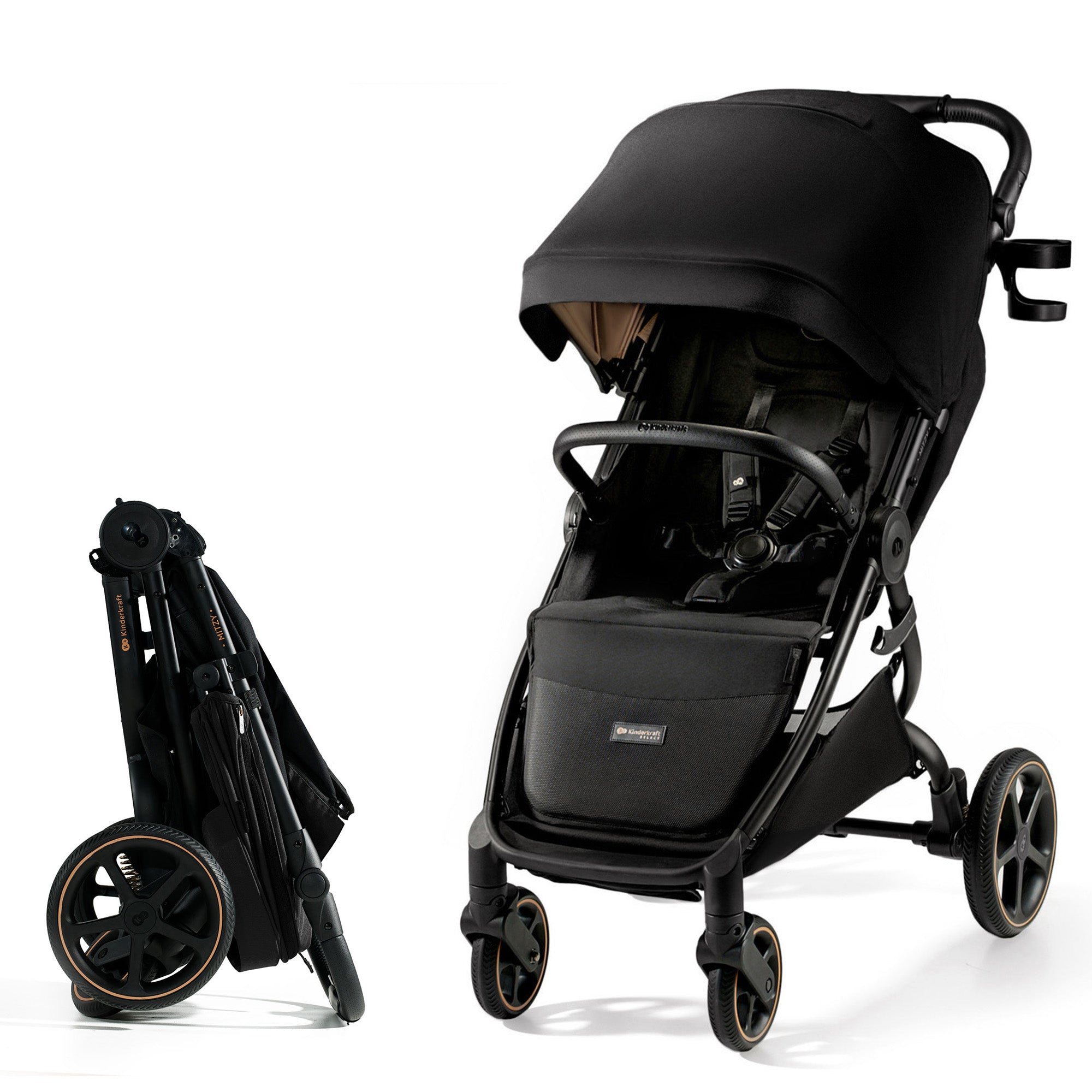 Kinderkraft MITZY бебешка количка INK BLACK - снимка 5