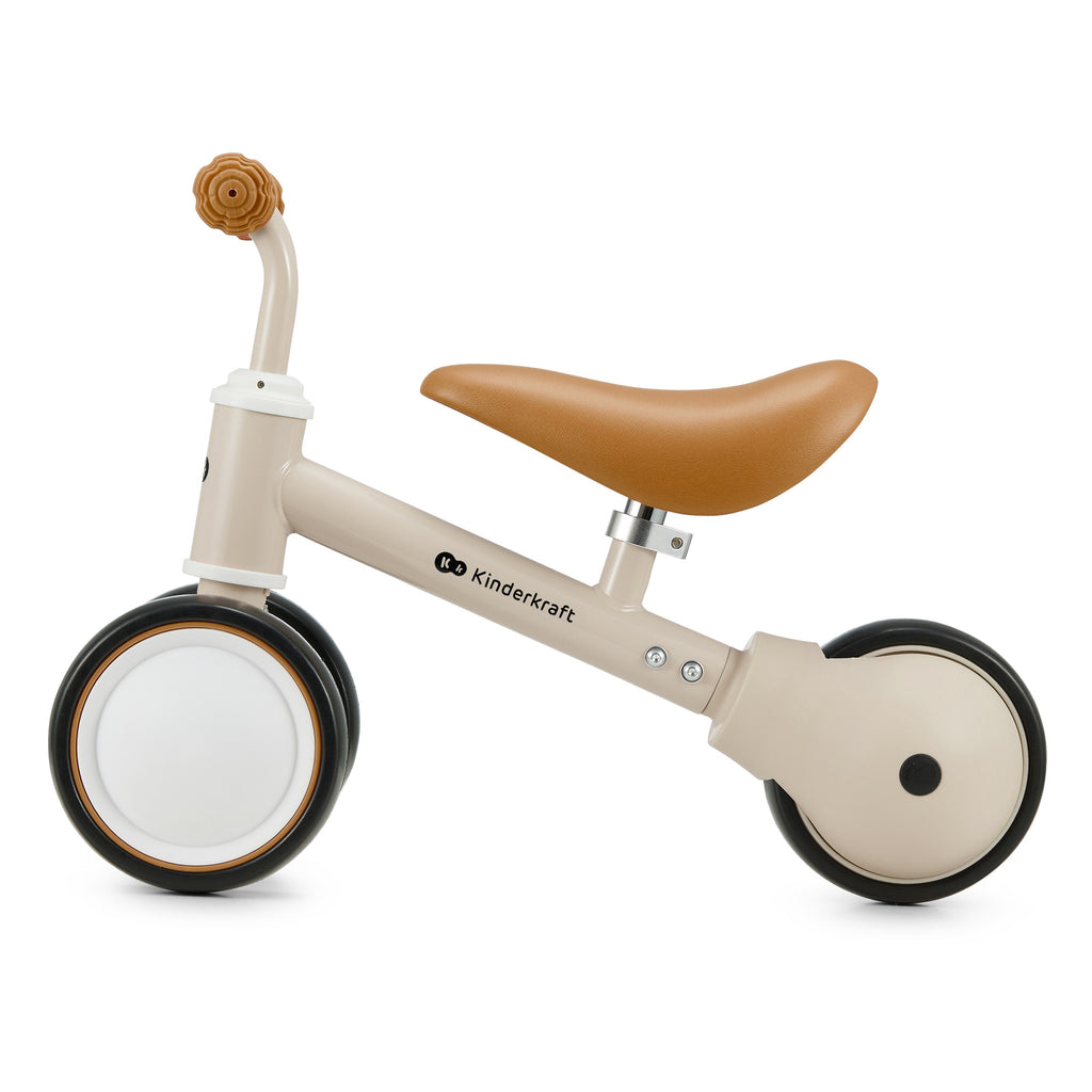 Kinderkraft CUTIE колело за баланс LIGHT BEIGE - снимка 4