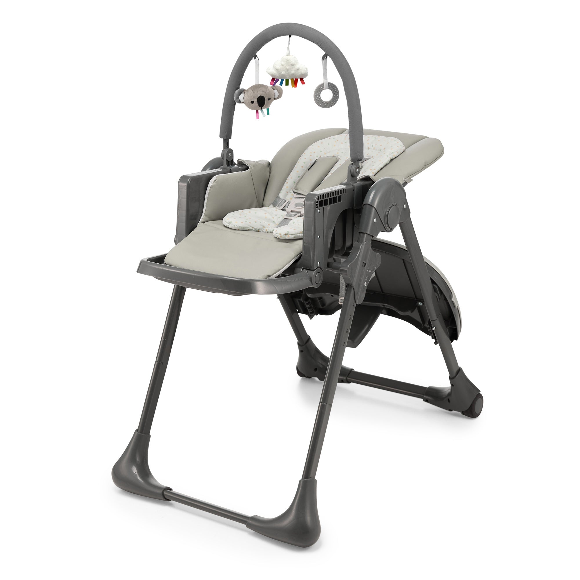 Kinderkraft TUMMIE столче за хранене GREY - снимка 7