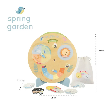 Обучителен часовник за времето - Spring Garden - снимка 3