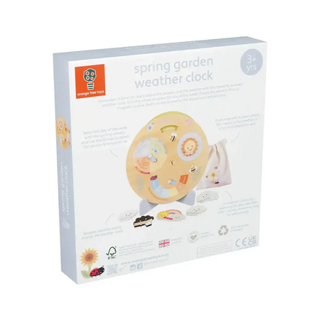 Обучителен часовник за времето - Spring Garden - снимка 4