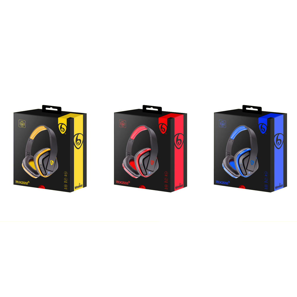 Слушалки с Bluetooth, Ovleng MX222, Различни цветове - 20343