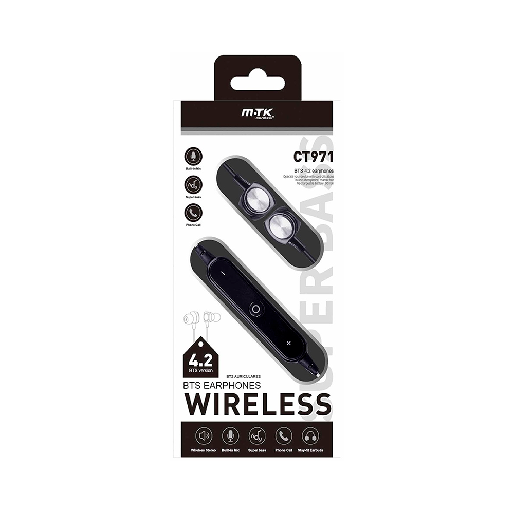 Слушалки с Bluetooth One Plus CT971, Различни цветове - 20433