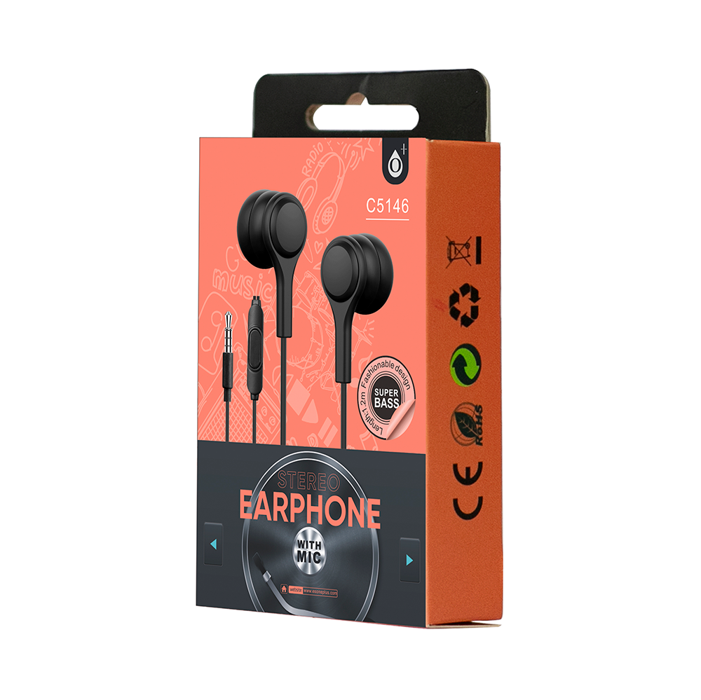 Слушалки за мобилни устройства One Plus C5146, Mикрофон, Различни цветове - 20437