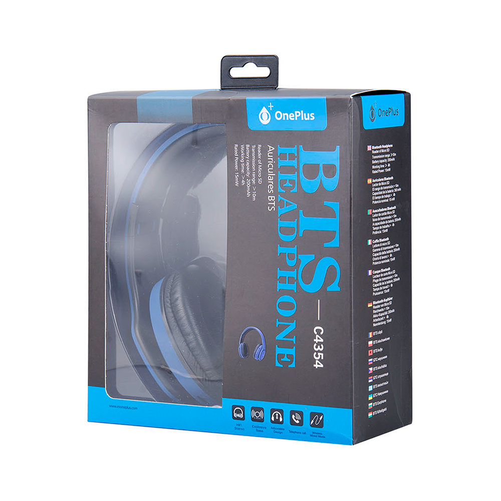 Слушалки с Bluetooth Moveteck C4354, Различни цветове - 20447