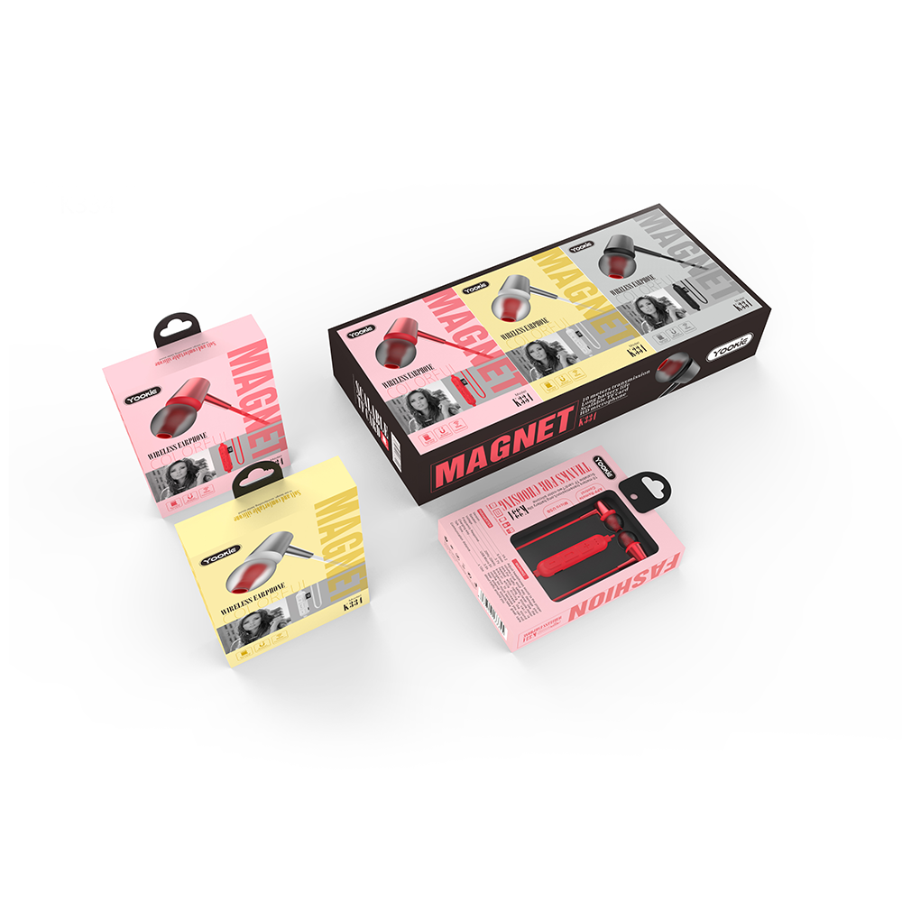 Слушалки с Bluetooth Yookie K334, Различни цветове - 20463