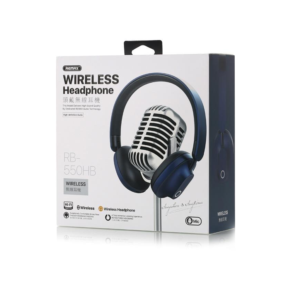 Слушалки с Bluetooth Remax RB-550HB, Различни цветове - 20480