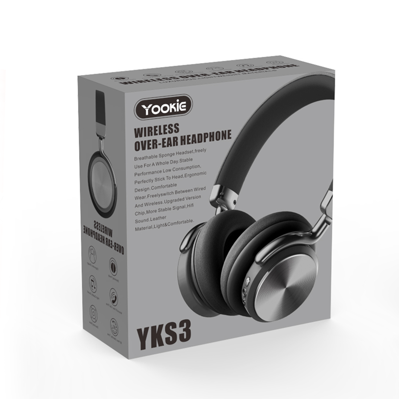 Слушалки с Bluetooth Yookie YKS3, Различни цветове - 20483