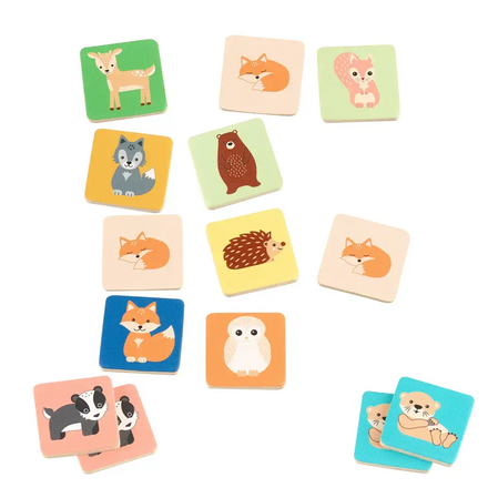 Мемори игра с животни - Woodland Animals - снимка 2