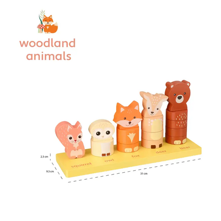 Низанка за броене с животни - Woodland Animals - снимка 3