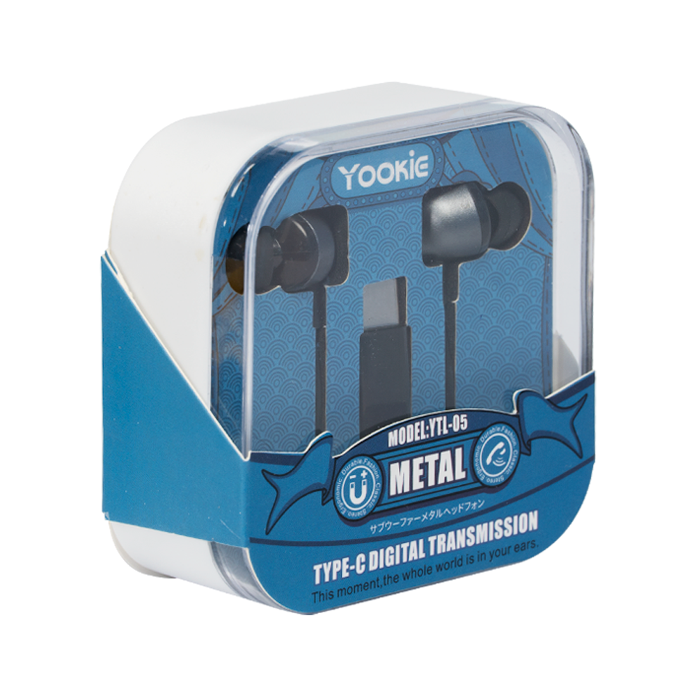 Слушалки за мобилни устройства Yookie YTL-05, Lightning, Mикрофон, Различни цветове - 20572