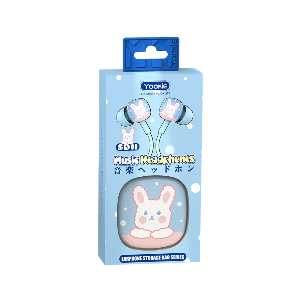 Слушалки за мобилни устройства Yookie SD11, Mикрофон, Различни цветове - 20588