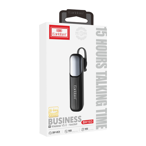 Bluetooth слушалка Earldom ET-BH103, Черен - 20606