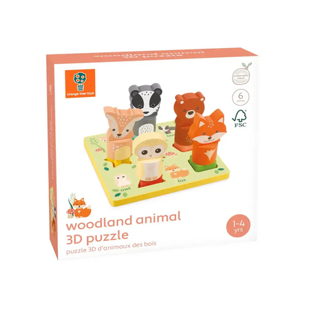 3D Пъзел с животни - Woodland Animals - снимка 2