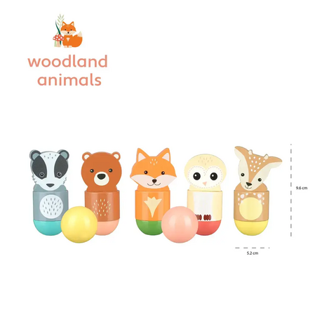 Дървен Боулинг с животни - Woodland Animals - снимка 2