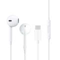 Слушалки за мобилни устройства WiWu Earbuds 303, Type-C, Mикрофон, Бял - 20733