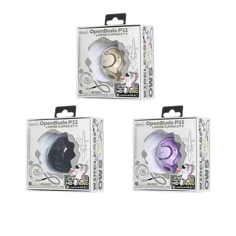 Bluetooth слушалки Remax OpenBuds P11, Черен - 20802