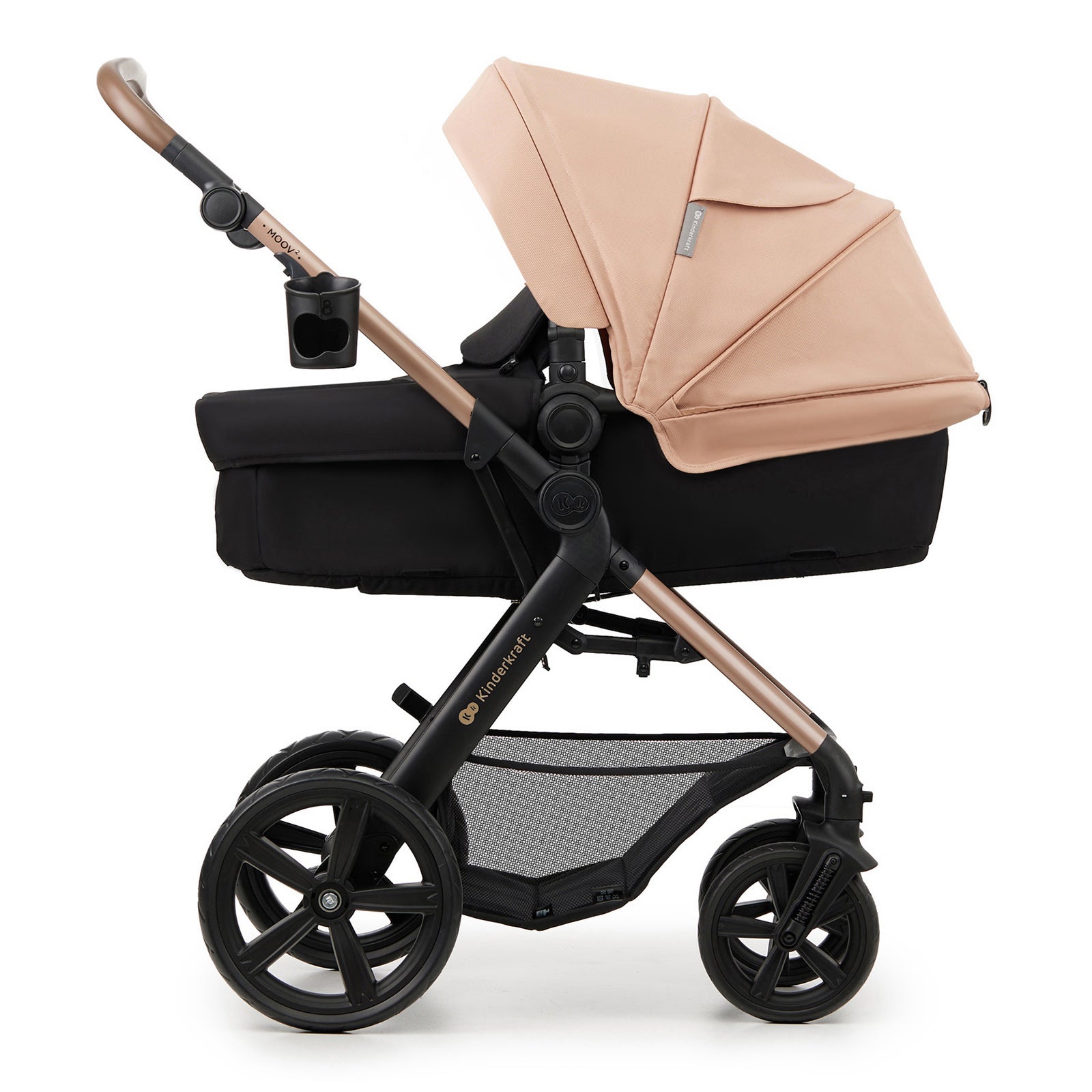 KinderKraft MOOV 2 бебешка количка 3в1 SAND BEIGE - снимка 4