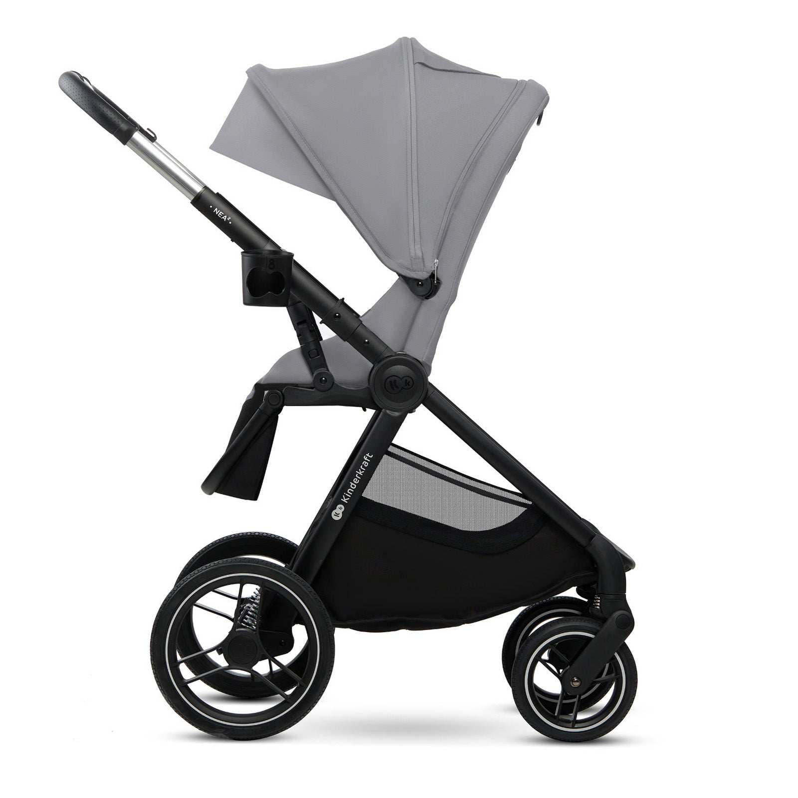 KinderKraft бебешка количка 2в1 NEA 2.0 PLATINIUM GREY - снимка 5