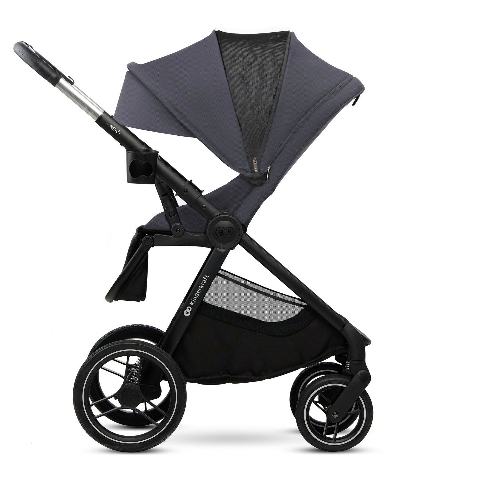 KinderKraft бебешка количка 2в1 NEA 2.0 DEEP GREY - снимка 10
