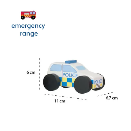 Дървена Полицейска Кола - Emergency Services - снимка 4