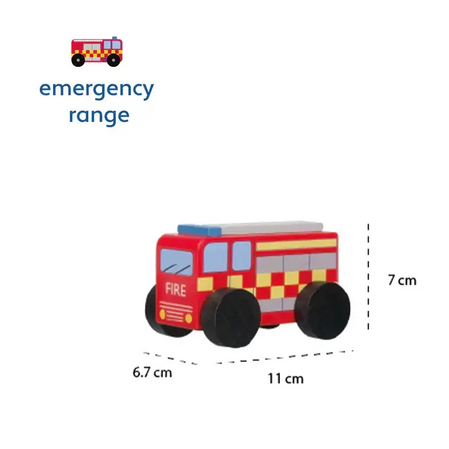 Дървена пожарна кола - Emergency Services - снимка 3