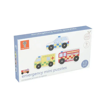 Комплект дървени пъзели - Emergency Services - снимка 4