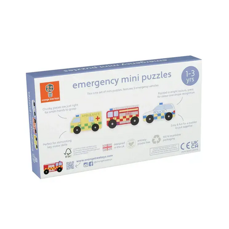 Комплект дървени пъзели - Emergency Services - снимка 5