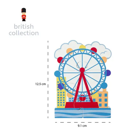 Дървен Пъзел "Окото На Лондон" - British Collection - снимка 6