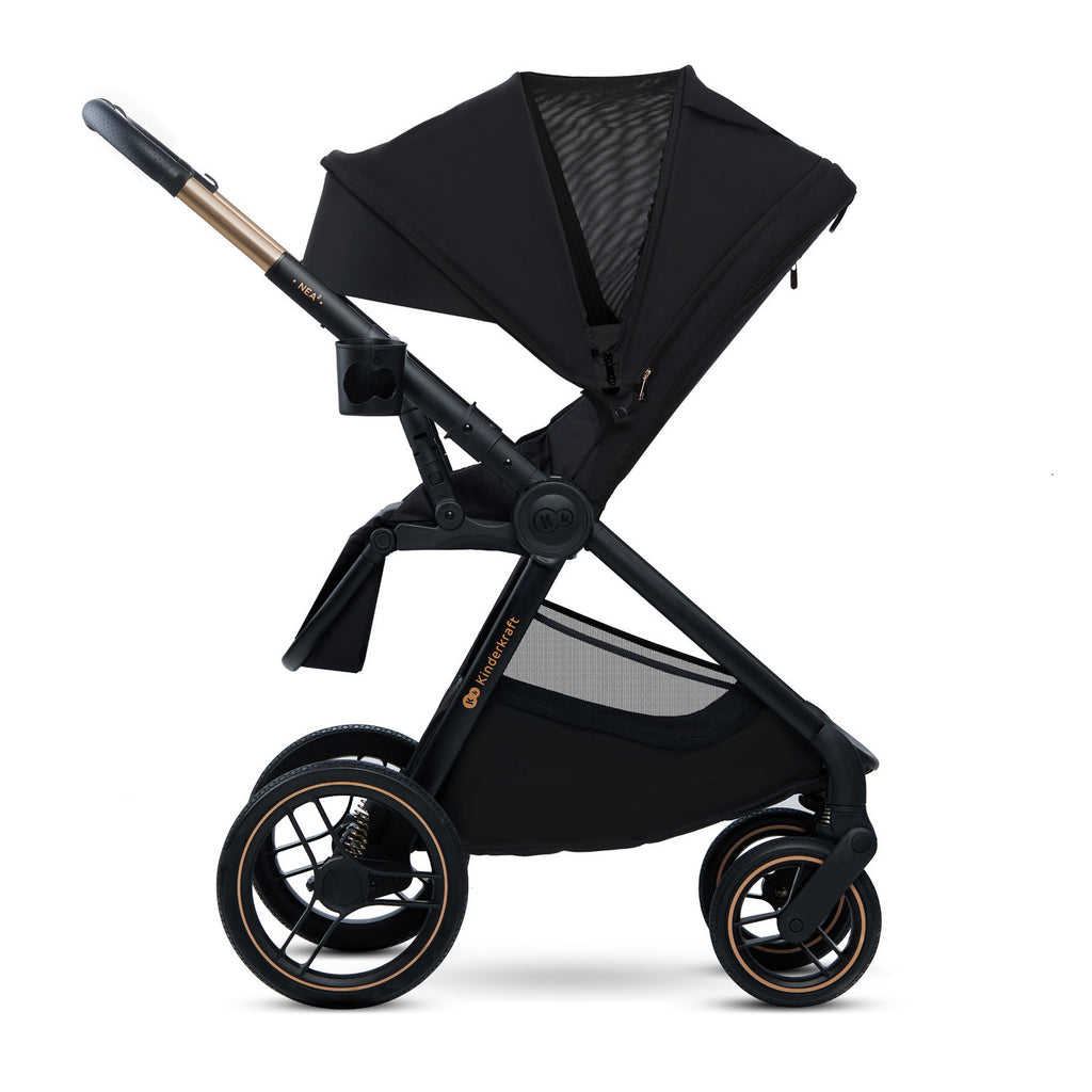 KinderKraft бебешка количка 2в1 NEA 2.0 MIDNIGHT BLACK - снимка 4
