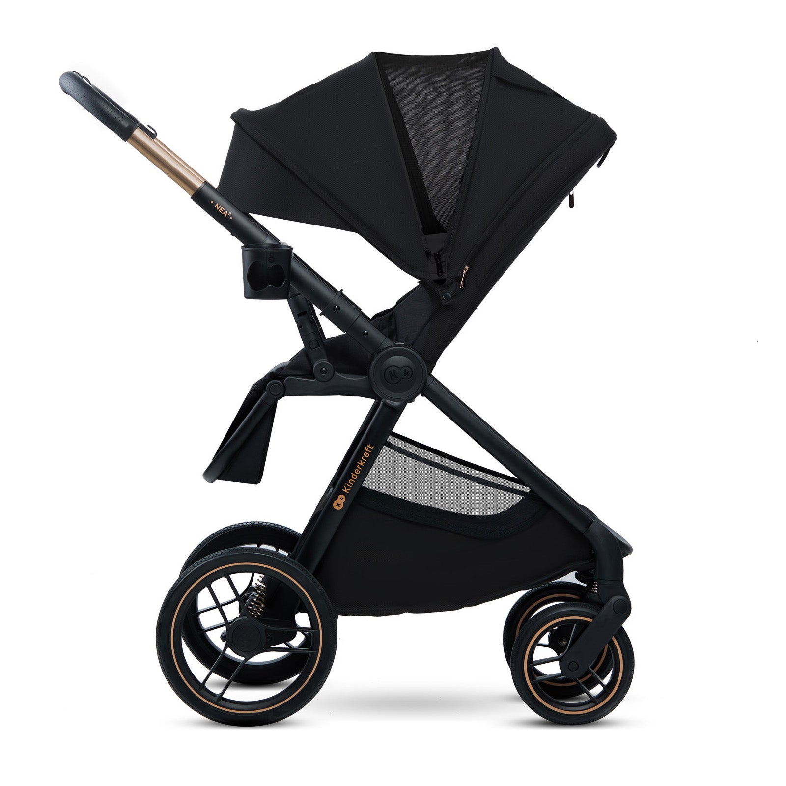 KinderKraft бебешка количка 2в1 NEA 2.0 MIDNIGHT BLACK - снимка 4
