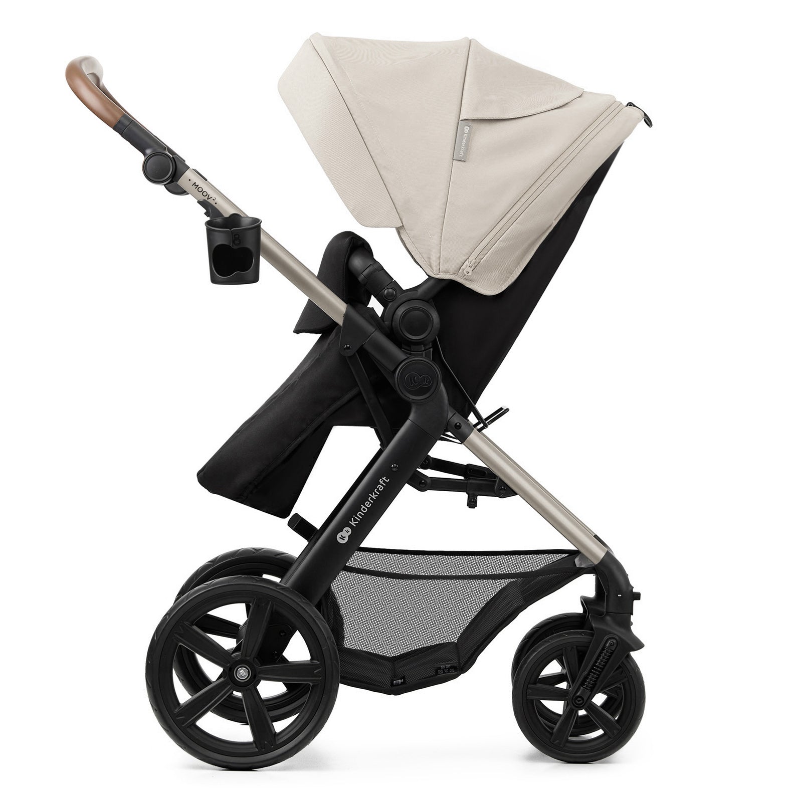 KinderKraft MOOV 2 бебешка количка 3в1 MOONLIGHT GREY - снимка 8