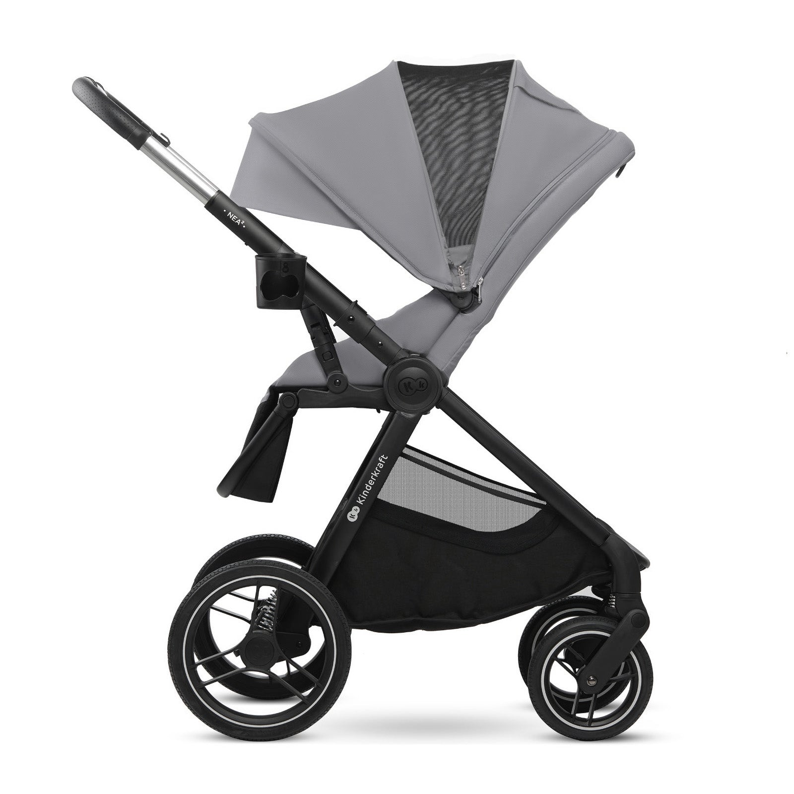 KinderKraft бебешка количка 2в1 NEA 2.0 PLATINIUM GREY - снимка 4