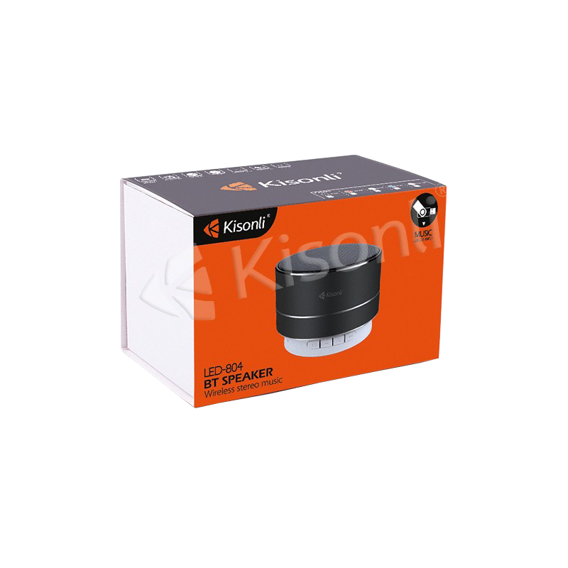 Тонколона, Kisonli, LED-804, Bluetooth, USB, SD, Различни цветове - 22084