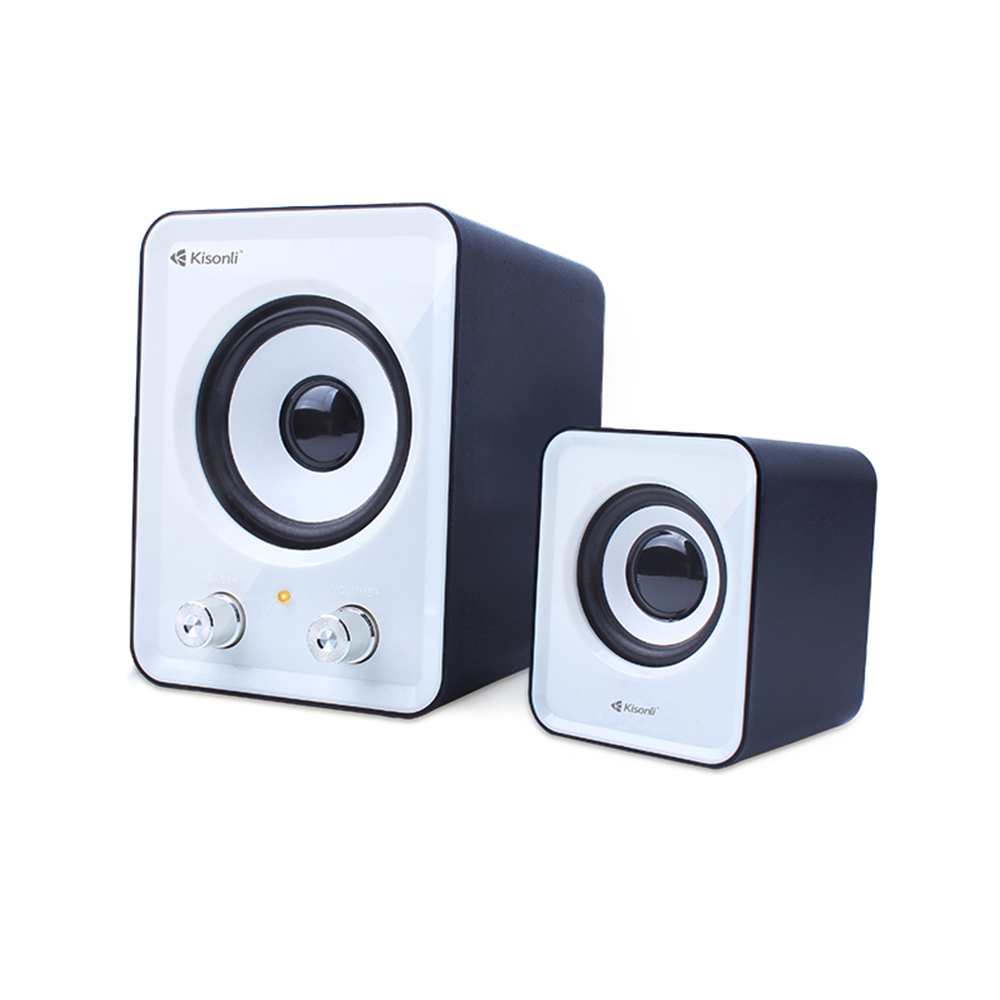 Тонколони, Kisonli U-2400, 5W+3W*2, USB, Различни цветове - 22087