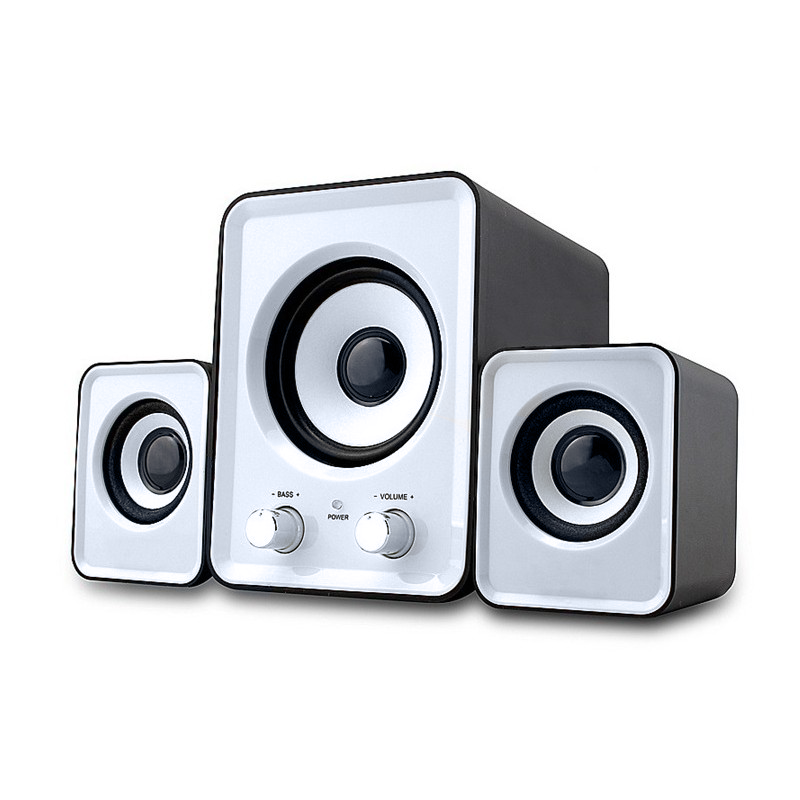 Тонколони, Kisonli U-2400, 5W+3W*2, USB, Различни цветове - 22087