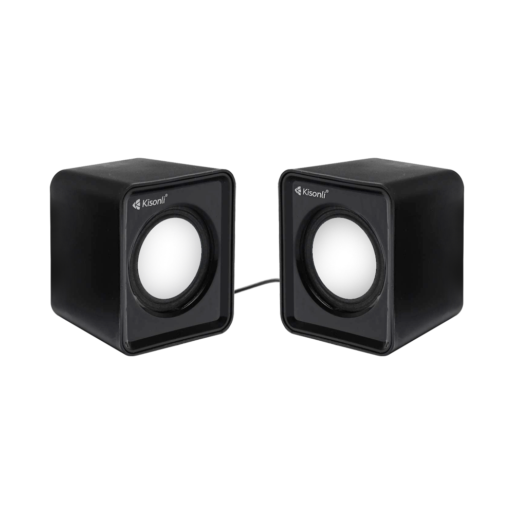 Тонколони, Kisonli, V310, 2x0.5W, USB, Различни цветове - 22088