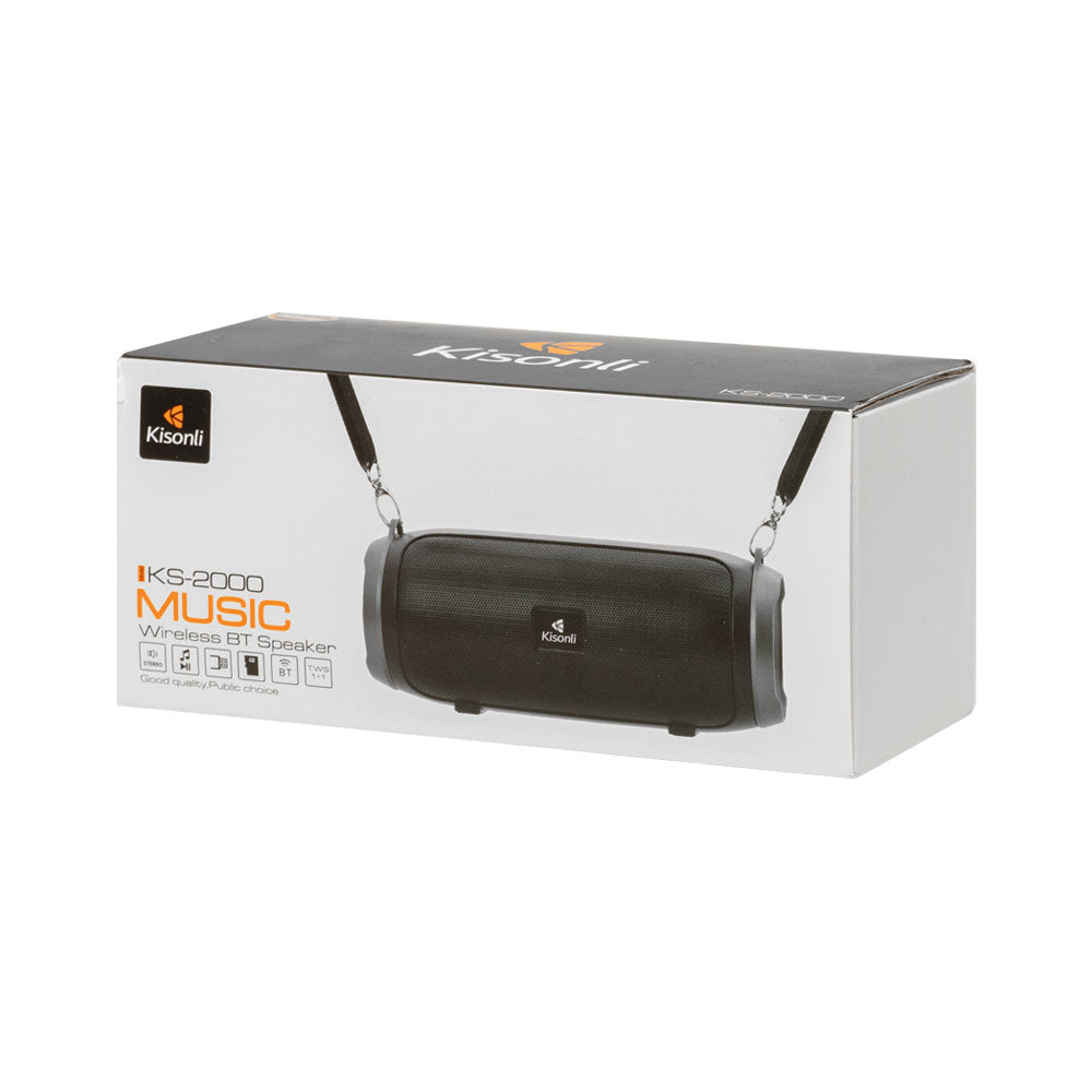 Тонколона Kisonli KS-2000, Bluetooth, USB, SD, FM, Различни цветове - 22141