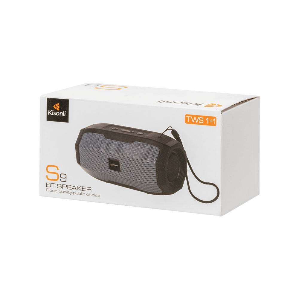 Тонколона Kisonli S9, Bluetooth, USB, SD, FM, Различни цветове - 22142
