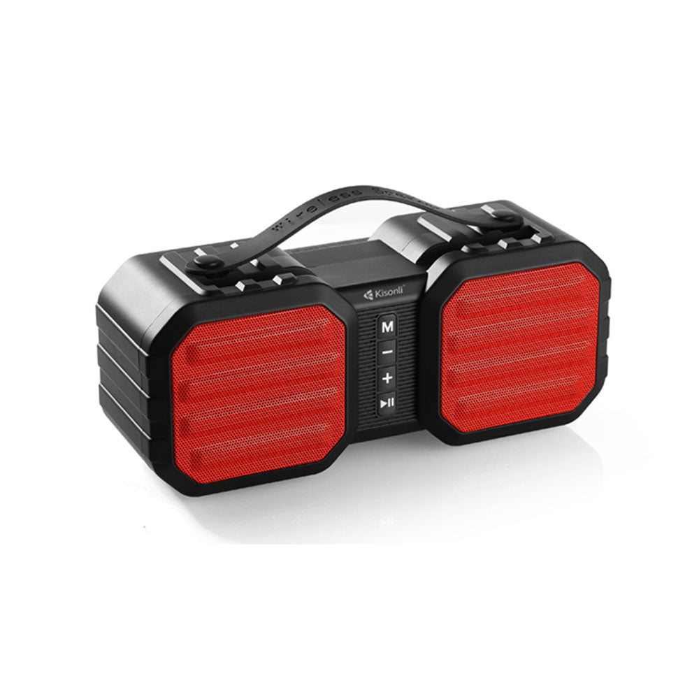 Тонколона Kisonli VS-6 TWS, Bluetooth, USB, SD, FM, Различни цветове - 22144