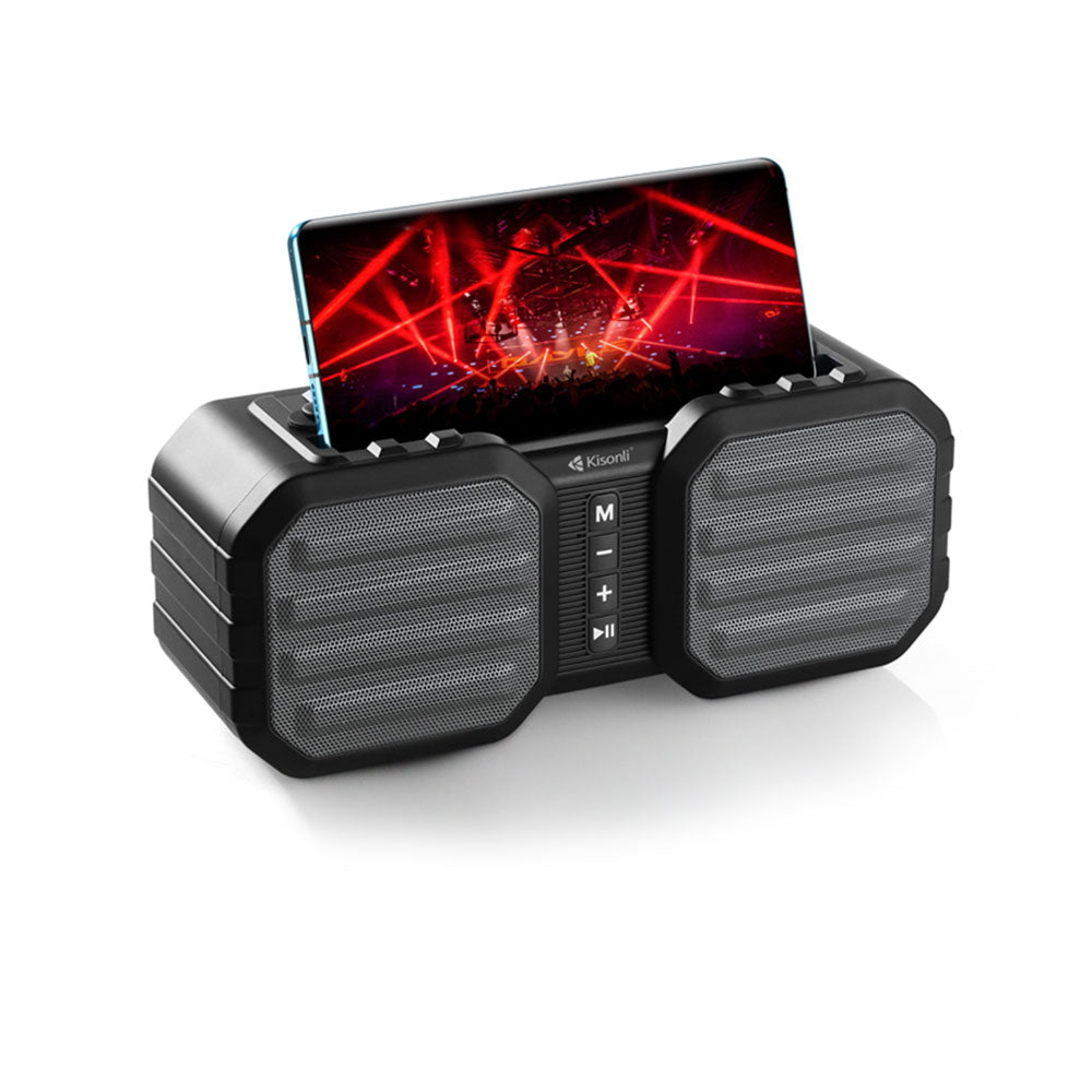 Тонколона Kisonli VS-6 TWS, Bluetooth, USB, SD, FM, Различни цветове - 22144